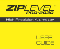 ZIPLEVEL Accessories ZIPLEVEL User Guide